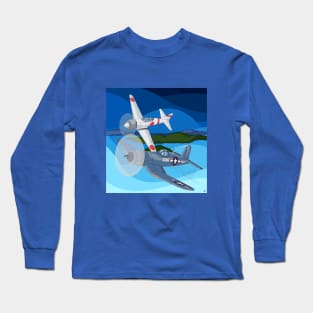 F4U Corsair VS Zero Long Sleeve T-Shirt